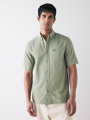 Fred Perry SS Oxford Shirt - Image 1 of 7