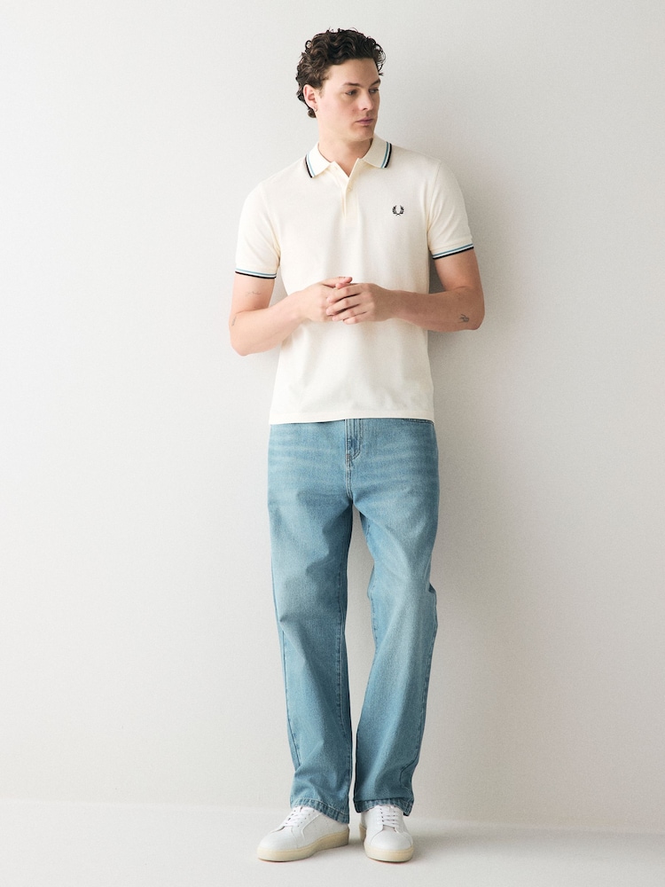 Fred Perry Twin Tipped Polo Shirt - Image 2 of 7 Fred Perry Twin Tipped Polo Shirt - Image 2 of 7
