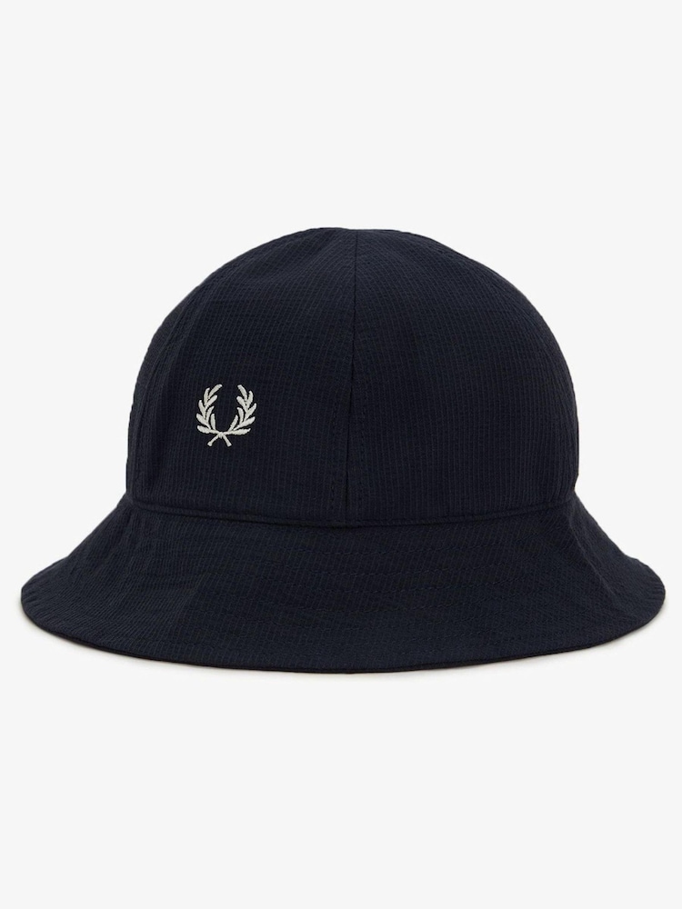 Fred Perry Seersucker Bucket Hat - Image 1 of 3