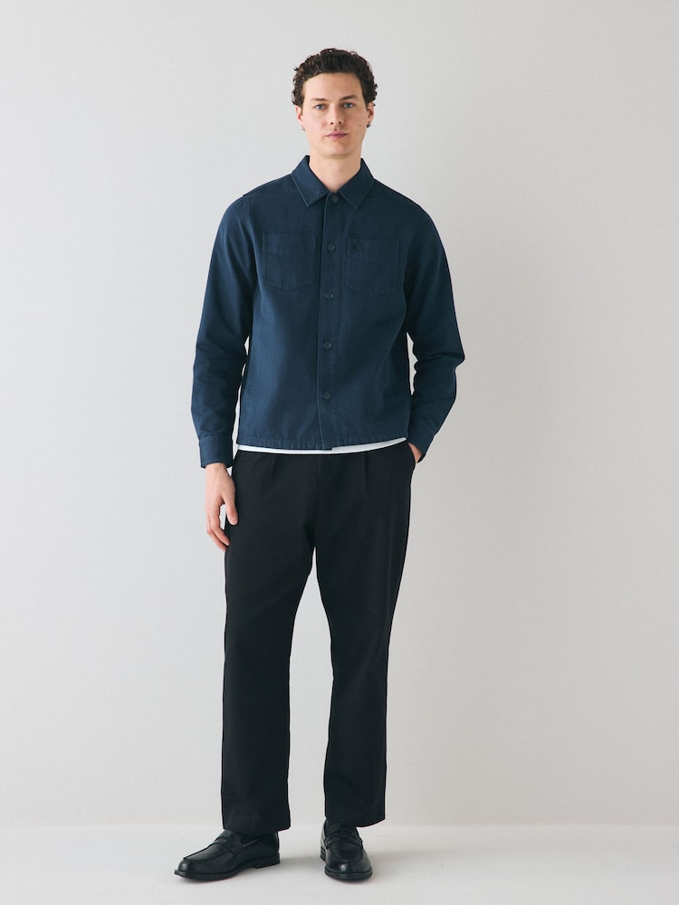 Fred Perry Cotton Twill Overshirt - Image 2 of 7