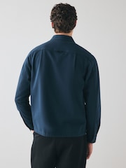 Fred Perry Cotton Twill Overshirt - Image 4 of 7
