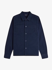 Fred Perry Cotton Twill Overshirt - Image 6 of 7