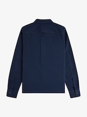 Fred Perry Cotton Twill Overshirt - Image 7 of 7