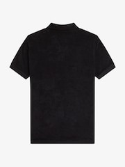 Fred Perry Open Collar Towelling Polo Shirt - Image 3 of 3