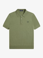 Fred Perry Cotton Knitted Polo Shirt - Image 5 of 6