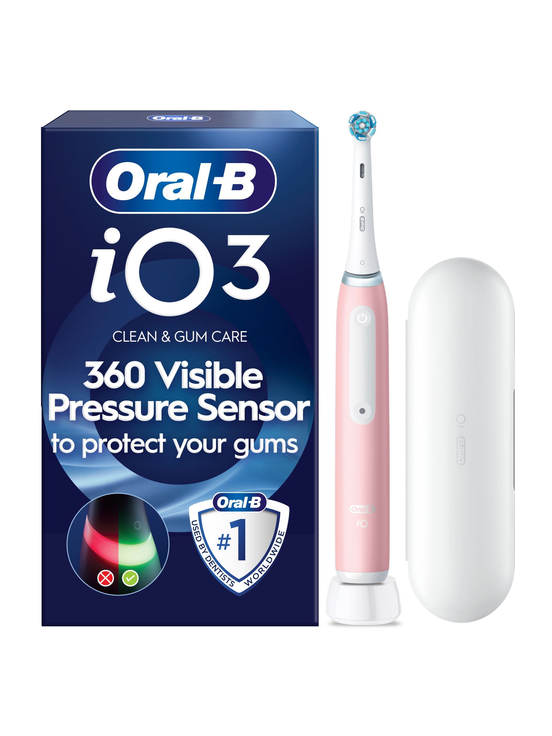Oral-B Io3 Blush Pink + Travel Case - Image 13