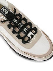 KG Kurt Geiger Natural Legit Lace Up2 Trainers - Image 3 of 5