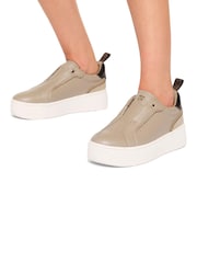 Nude - KG Kurt Geiger Lighter Laceless Trainers - Imagen 1 de 5