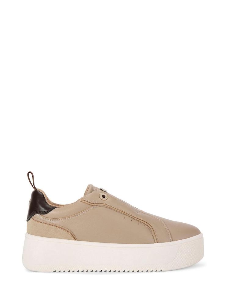 Nude - KG Kurt Geiger Lighter Laceless Trainers - Imagen 2 de 5