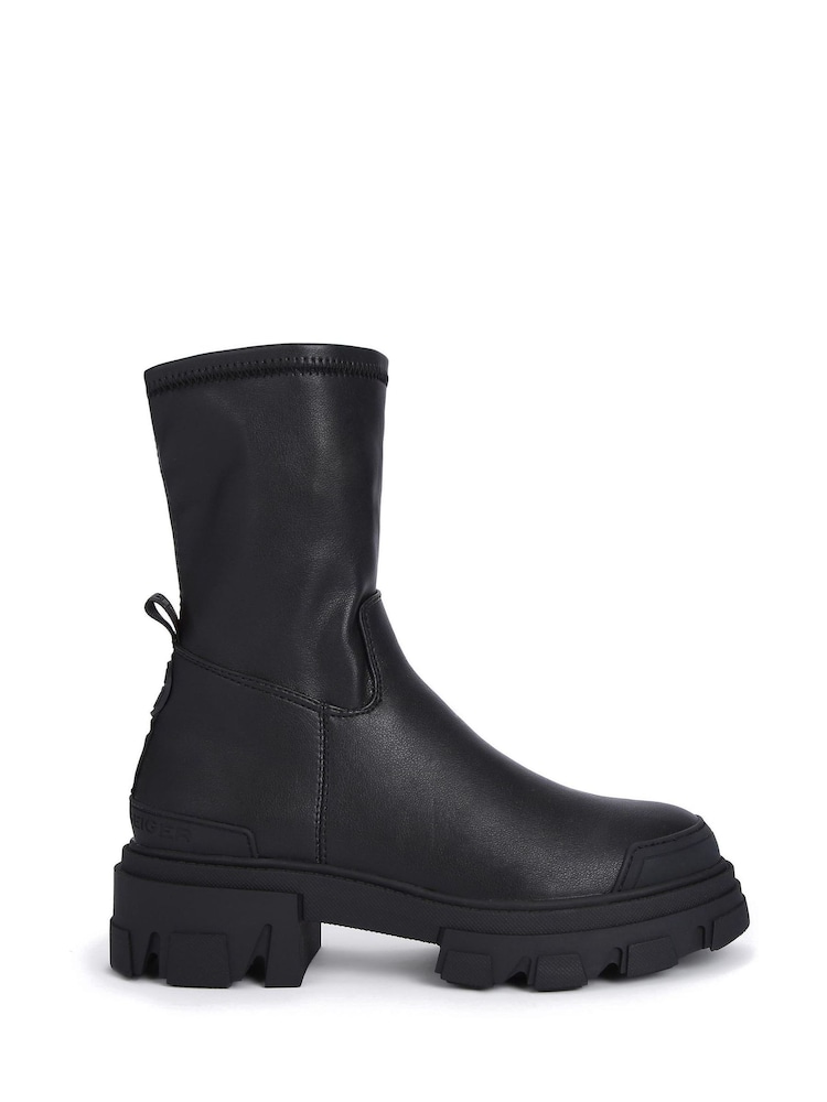 KG Kurt Geiger Trekker Sock Black Boots - Image 2 of 4