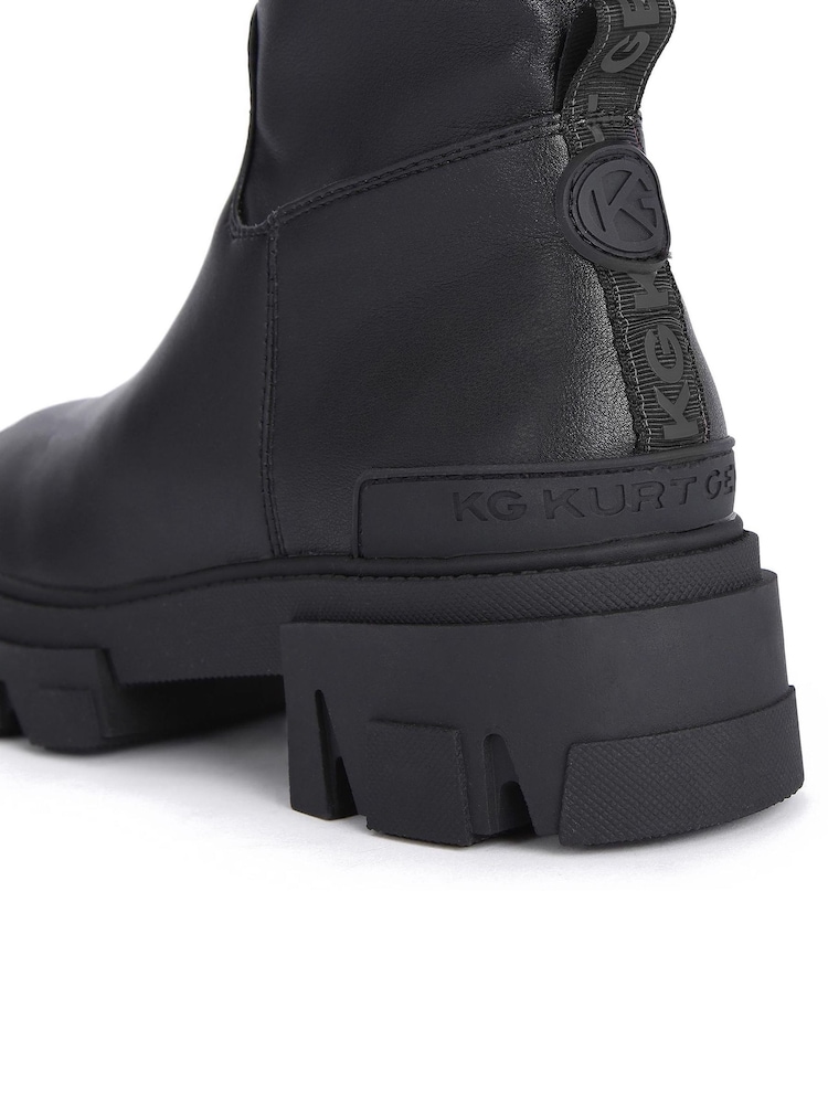 KG Kurt Geiger Trekker Sock Black Boots - Image 4 of 4