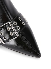 KG Kurt Geiger Zaponka Trace Buckle črna zaponka - Slika 5 iz 5