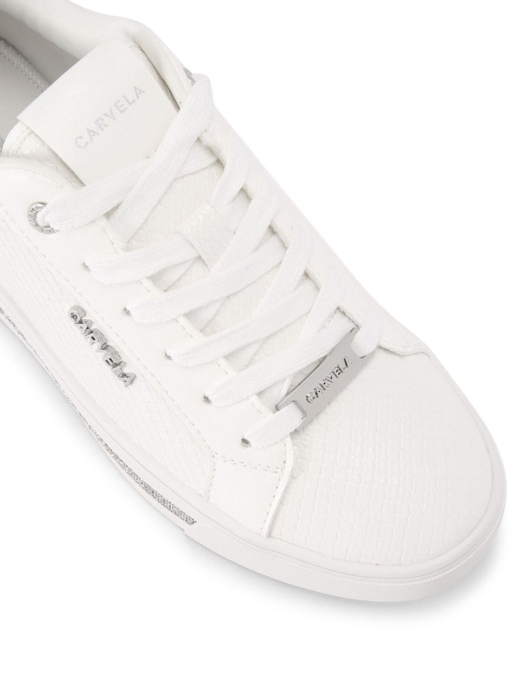 Blanco - Zapatillas con detalle de strass de Carvela - Imagen 5 de 5