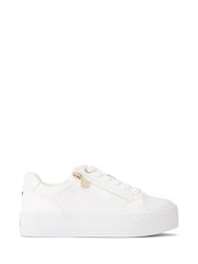 Carvela Statement Zip White Trainers - Image 2 of 6