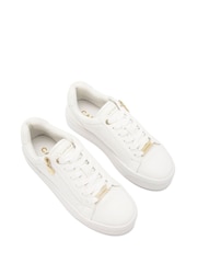 Carvela Statement Zip White Trainers - Image 3 of 6