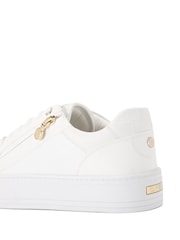 Carvela Statement Zip White Trainers - Image 5 of 6