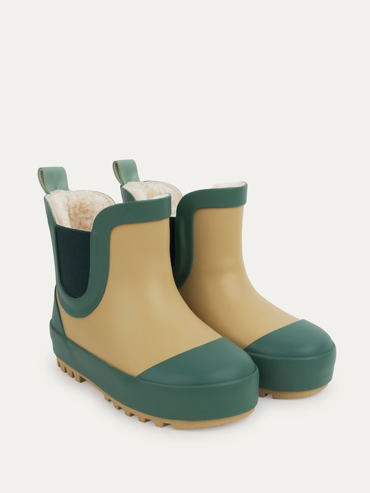 KIDLY By MORI Cosy Fleece Lined Short Wellies - Image 2 of 5 KIDLY By MORI Cosy Fleece Lined Short Wellies - Image 2 of 5