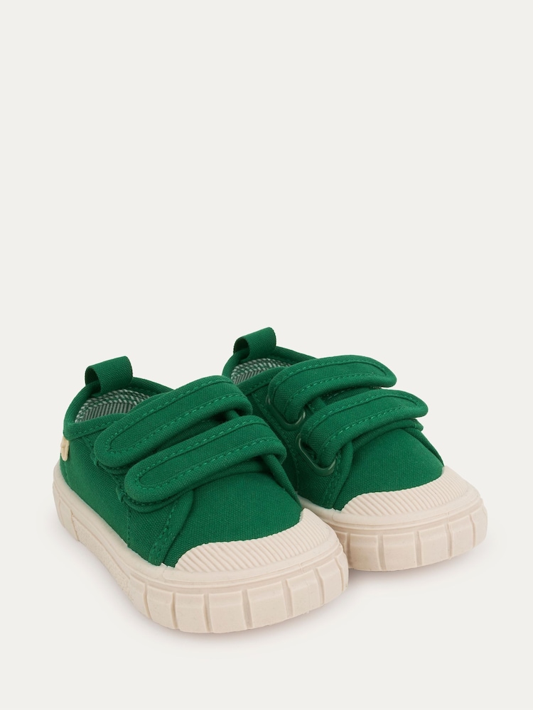 KIDLY Plain Canvas Trainers - Image 2 of 4