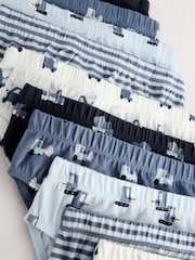 Blue Transport Briefs 10 Pack (1.5-10yrs) - Image 13 of 14