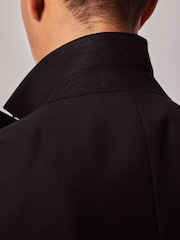 Hawes & Curtis Slim Dinner Double Breasted Black Suit Jacket - Image 3 of 3