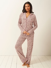 Stripe & Stare Long Sleeve Pyjamas Set - Image 1 of 8