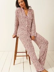 Stripe & Stare Long Sleeve Pyjamas Set - Image 4 of 8