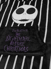 Vanilla Underground Black Unisex Kids Disney Nightmare Before Christmas Blanket Hoodie - Image 3 of 6