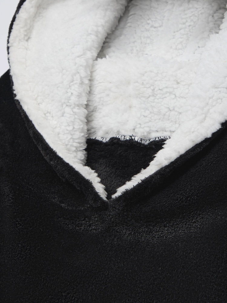 Vanilla Underground Black Boys Ghost Busters Blanket Hoodie - Image 3 of 6