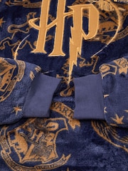 Vanilla Underground Blue Girls Harry Potter Blanket Hoodie - Image 5 of 6