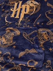 Vanilla Underground Blue Girls Harry Potter Blanket Hoodie - Image 6 of 6