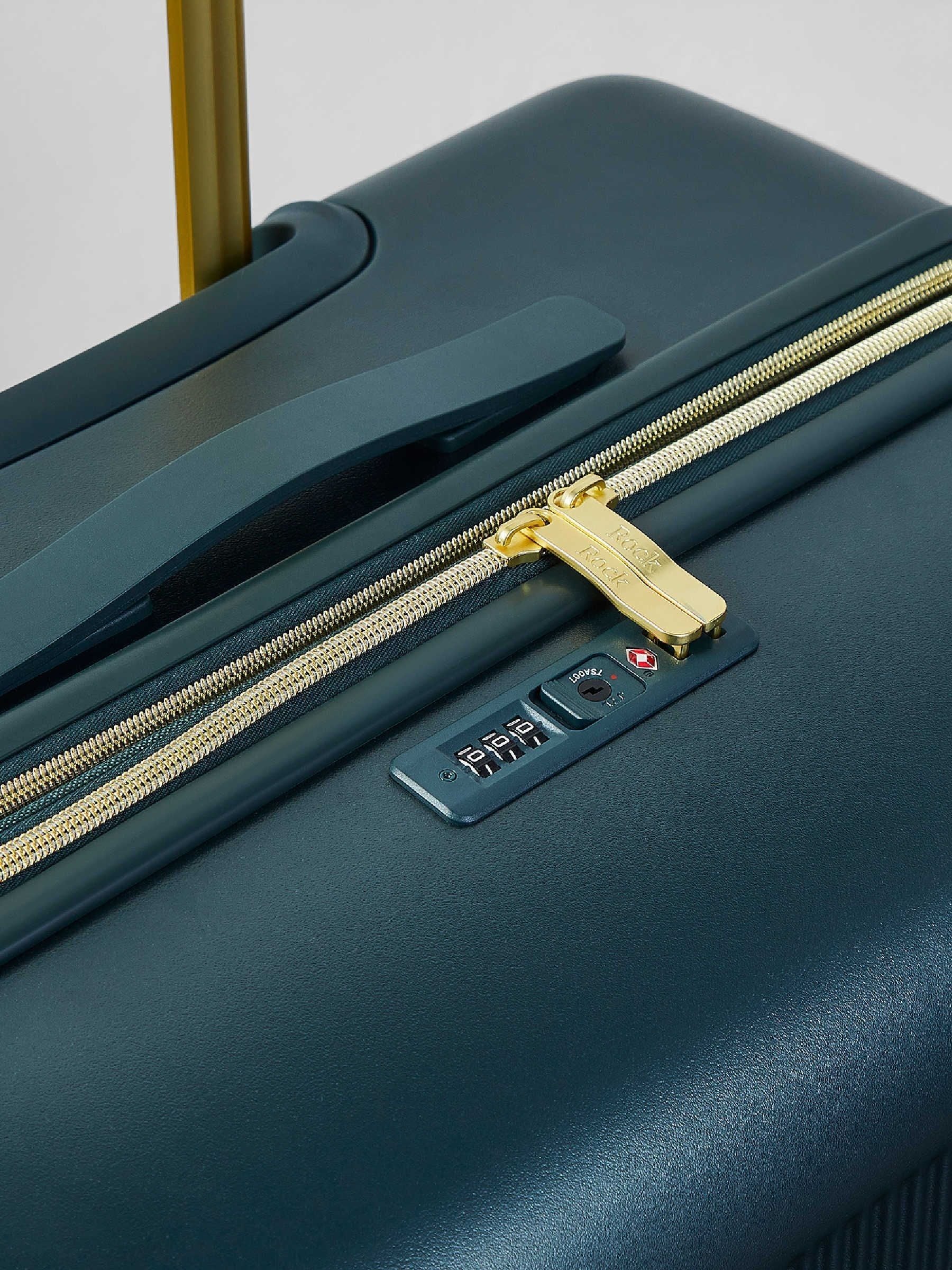 Buy Rock Luggage Green Large Aria Suitcase from Next USA