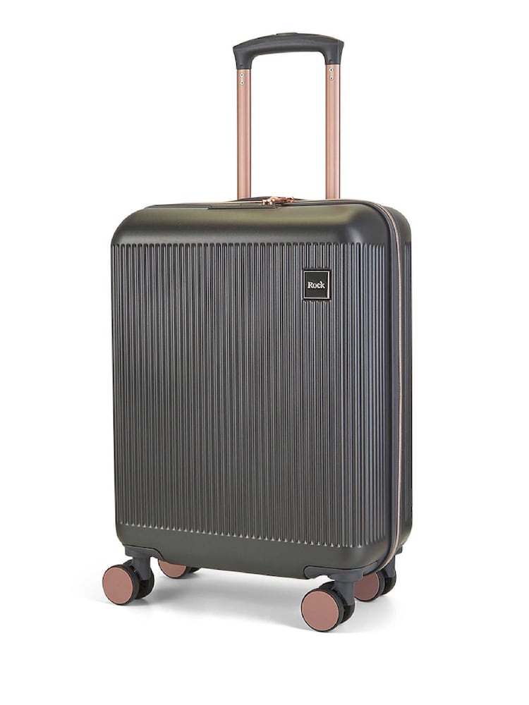 Rock Luggage Grey Aria Cabin Suitcase - Image 2 of 6