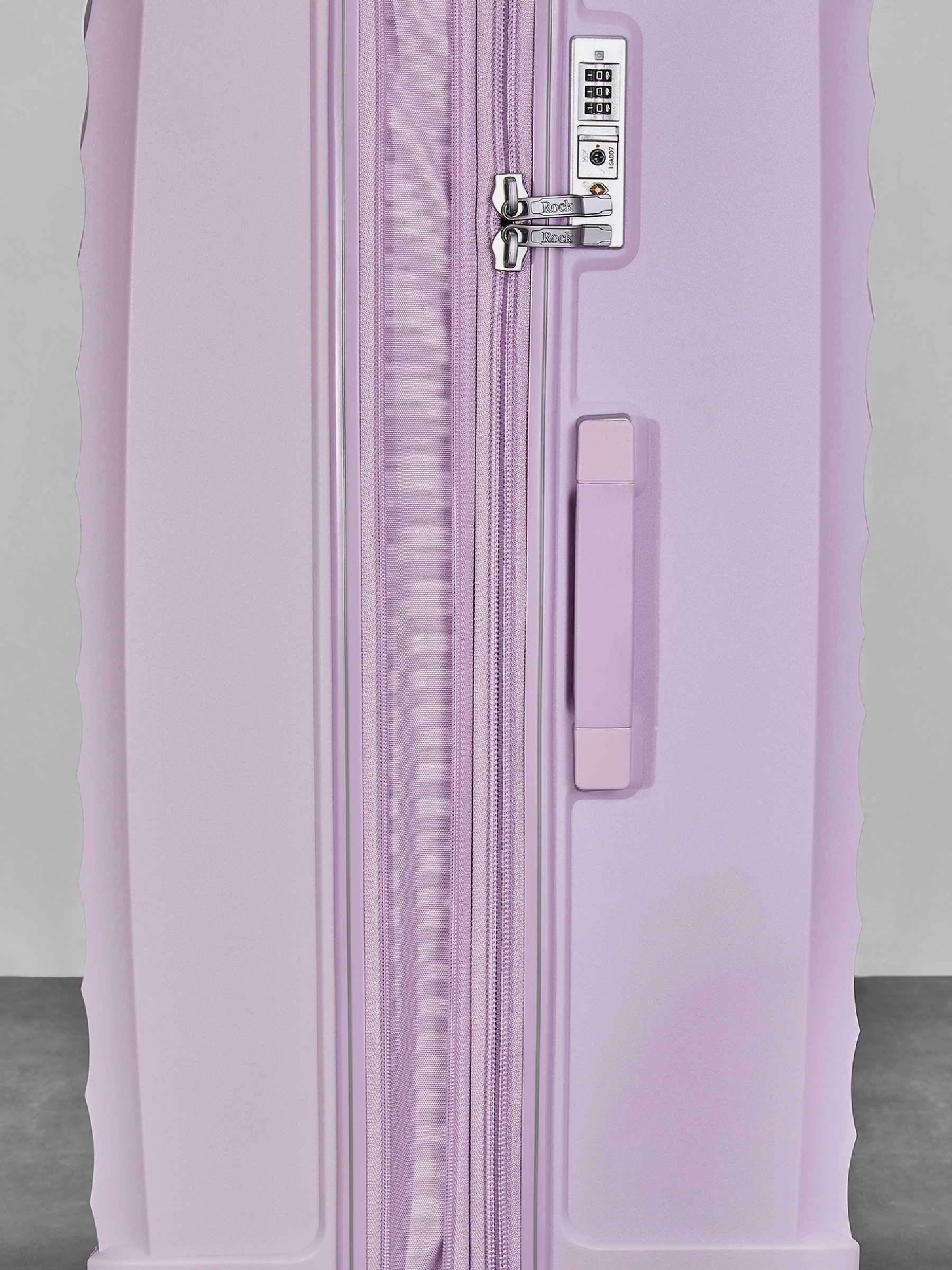 Buy Rock Luggage Purple Sunwave Medium Suitcase from Next USA