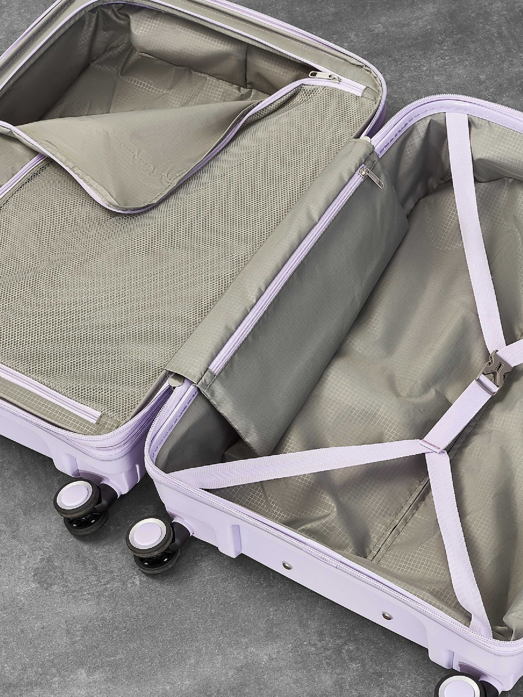Buy Rock Luggage Purple Sunwave Medium Suitcase from Next USA