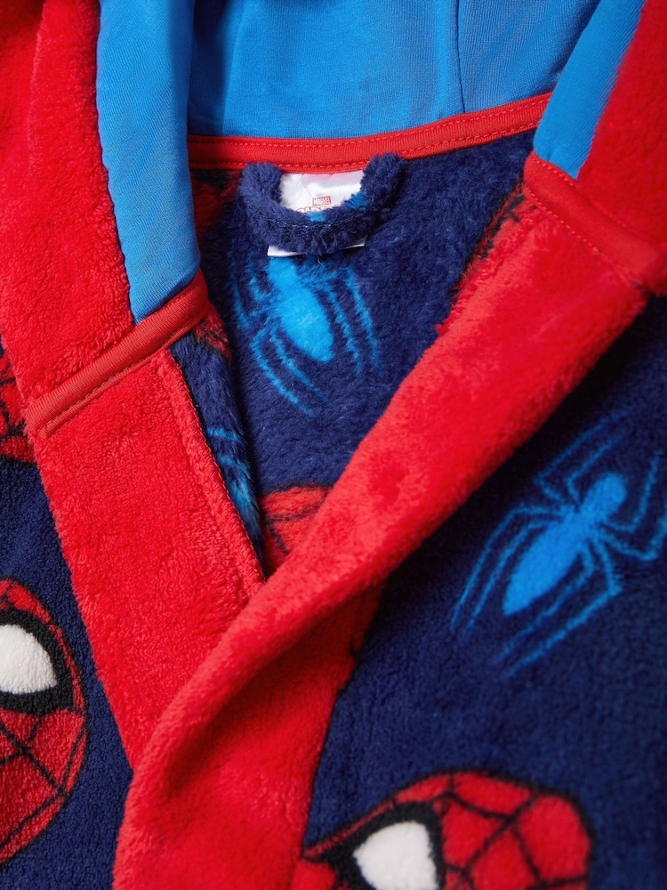 Vanilla Underground Red Spider-Man Boys Dressing Gown Laura Ashley