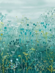Clarissa Hulse Peacock Tanias Garden Fixed Size 4M Mural - Image 1 of 4