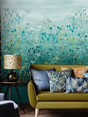 Clarissa Hulse Peacock Tanias Garden Fixed Size 4M Mural - Image 3 of 4
