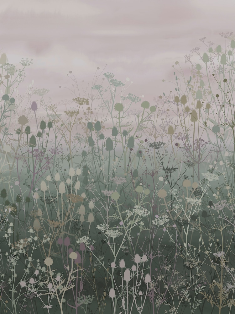 Clarissa Hulse Heather Tanias Garden Fixed Size 4M Mural - Image 1 of 4