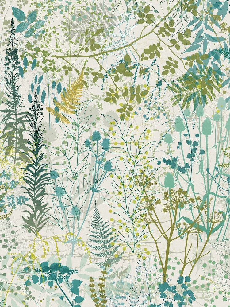 Clarissa Hulse Green House Serendipity Fixed Size 4M Mural - Image 1 of 4