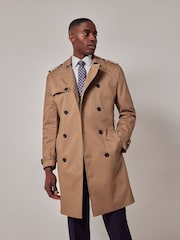 Hawes & Curtis Natural Trench Coat - Image 1 of 3