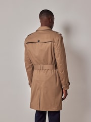 Hawes & Curtis Natural Trench Coat - Image 2 of 3