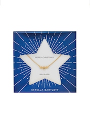 Estella Bartlett Gold Tone Tripple Cz Star Necklace - Image 3 of 3