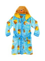 Character Blue Hey Duggee Fleece Dressing Gown - Image 1 of 6
