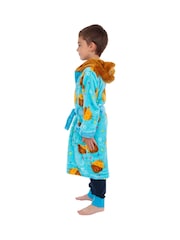 Character Blue Hey Duggee Fleece Dressing Gown - Image 5 of 6