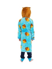 Character Blue Hey Duggee Fleece Dressing Gown - Image 6 of 6