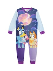 Character Blue Bluey Fleece All In One Pyjama - Image 1 of 5