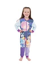 Character Blue Bluey Fleece All In One Pyjama - Image 2 of 5