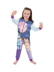 Character Blue Bluey Fleece All In One Pyjama - Image 3 of 5