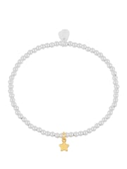 Estella Bartlett Gold Tone Puffed Star Sienna Bracelet - Image 1 of 2