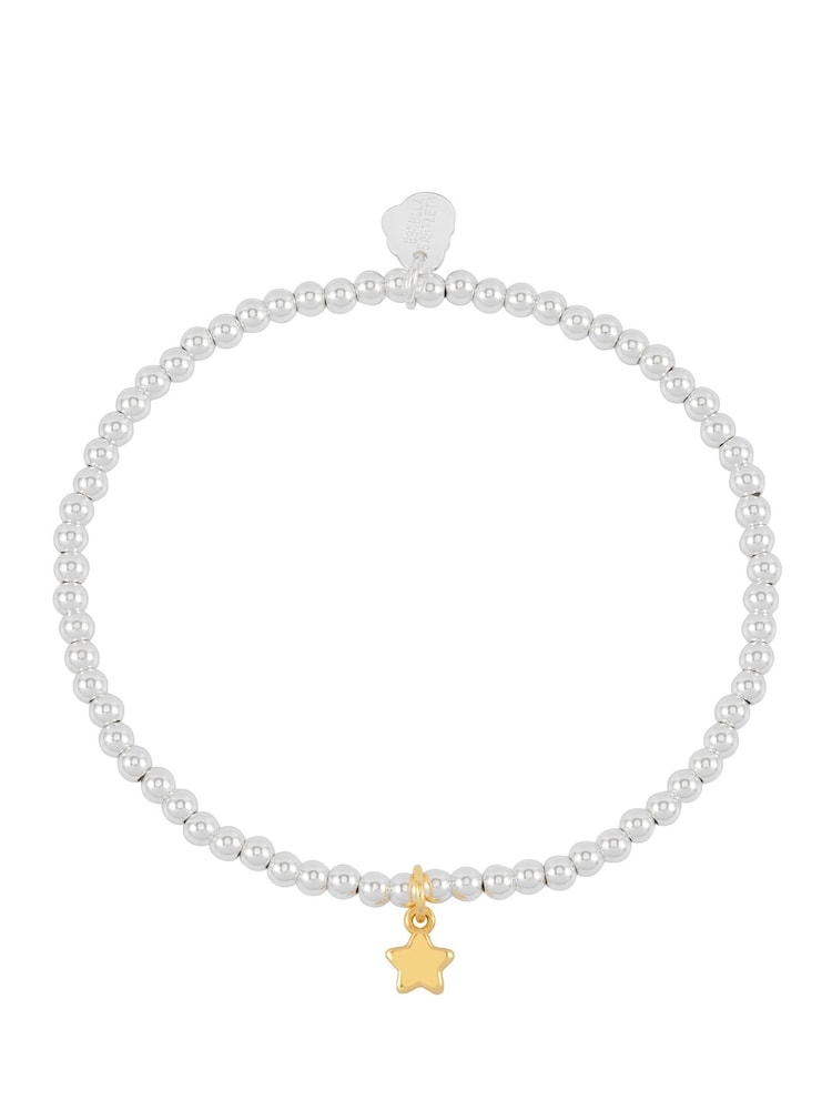 Estella Bartlett Gold Tone Puffed Star Sienna Bracelet - Image 1 of 2